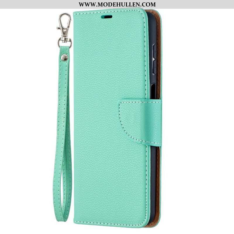 Lederhüllen Für Samsung Galaxy M12 / A12 Flip Case Lychee Rabat Oblique