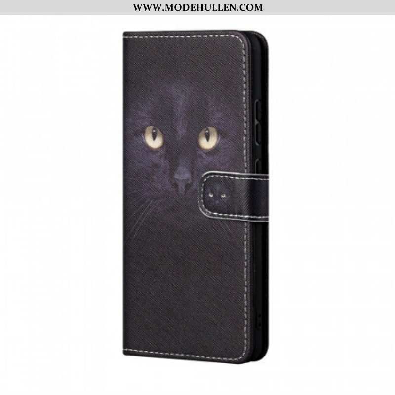 Lederhüllen Für Samsung Galaxy M23 5G Mit Kordel Tanga Katze