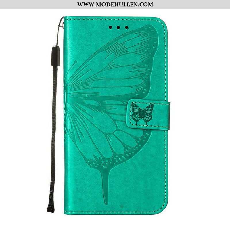 Lederhüllen Für Samsung Galaxy M53 5G Halber Schmetterling