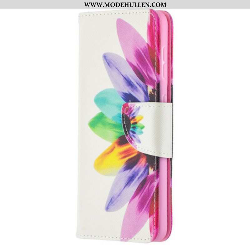 Lederhüllen Für Samsung Galaxy S21 5G Aquarellblume