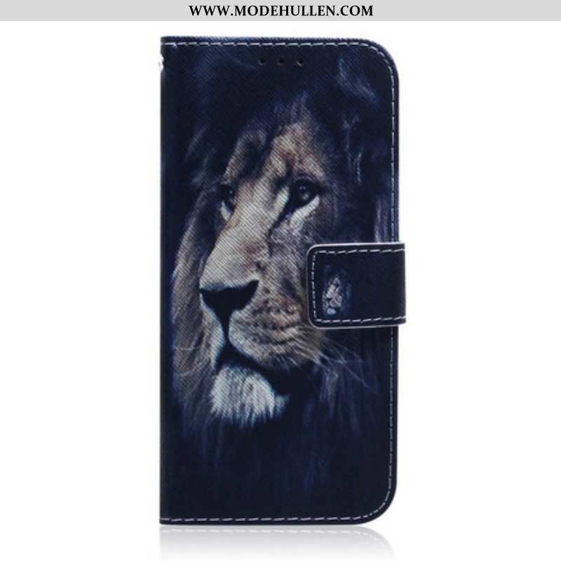 Lederhüllen Für Samsung Galaxy S21 5G Träumender Löwe