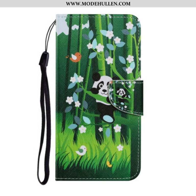 Lederhüllen Für Samsung Galaxy S21 FE Panda-spaziergang