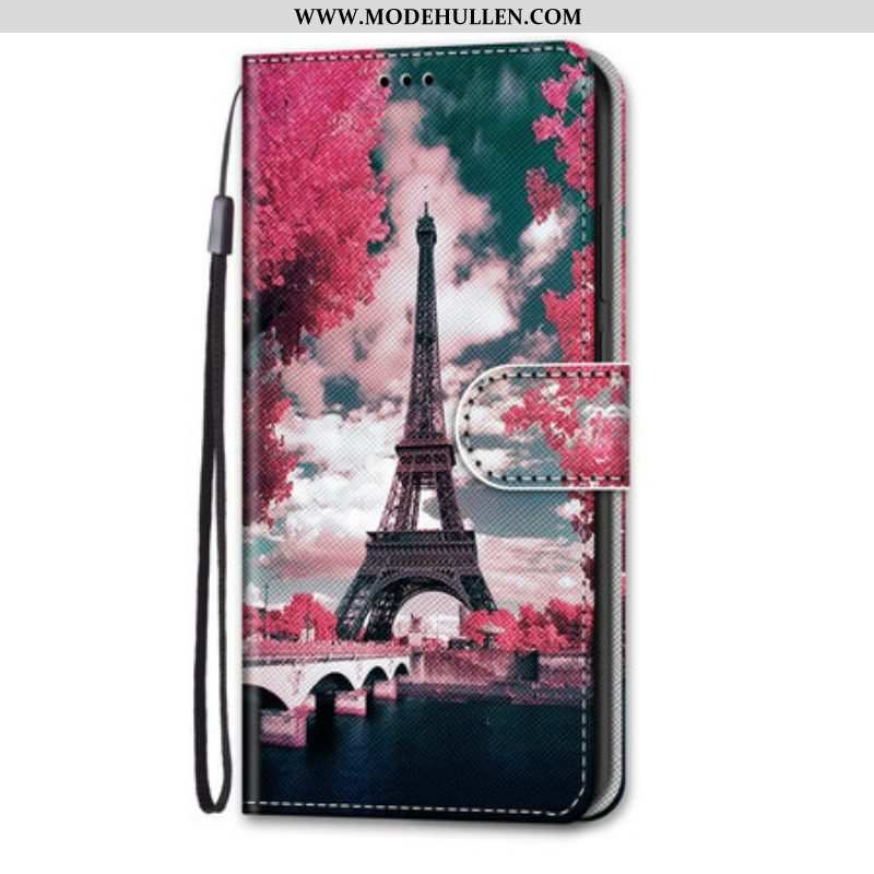 Lederhüllen Für Samsung Galaxy S21 Plus 5G Paris In Voller Blüte