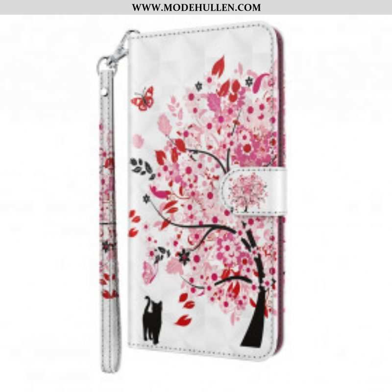 Lederhüllen Für Samsung Galaxy S21 Ultra 5G Rosa Baum