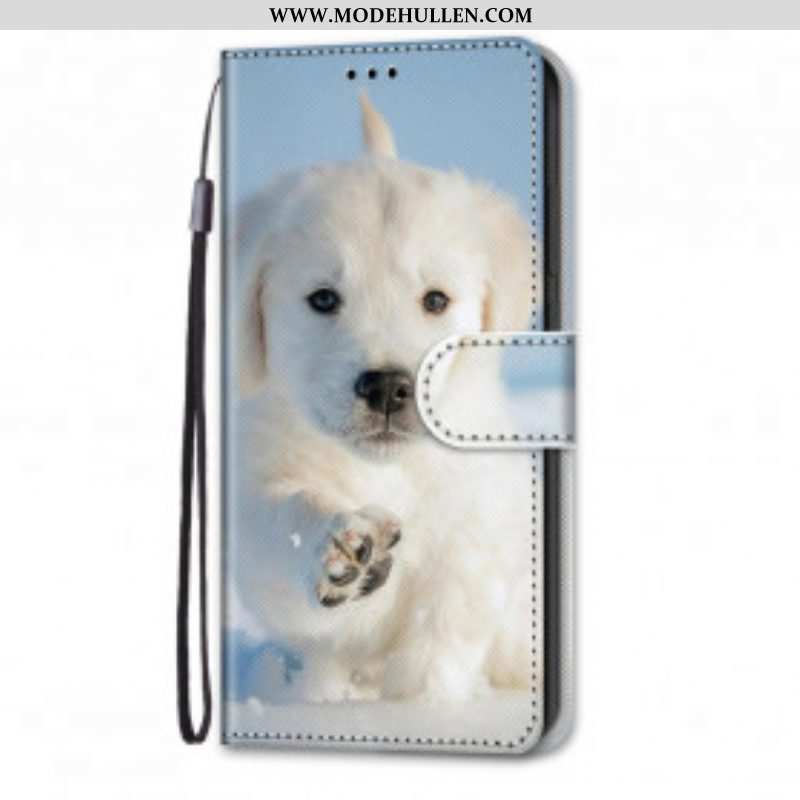 Lederhüllen Für Samsung Galaxy S21 Ultra 5G Süßer Hund