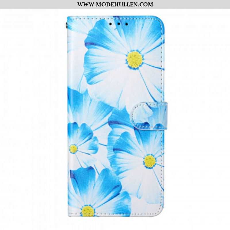 Lederhüllen Für Samsung Galaxy S21 Ultra 5G Verrückte Blumen