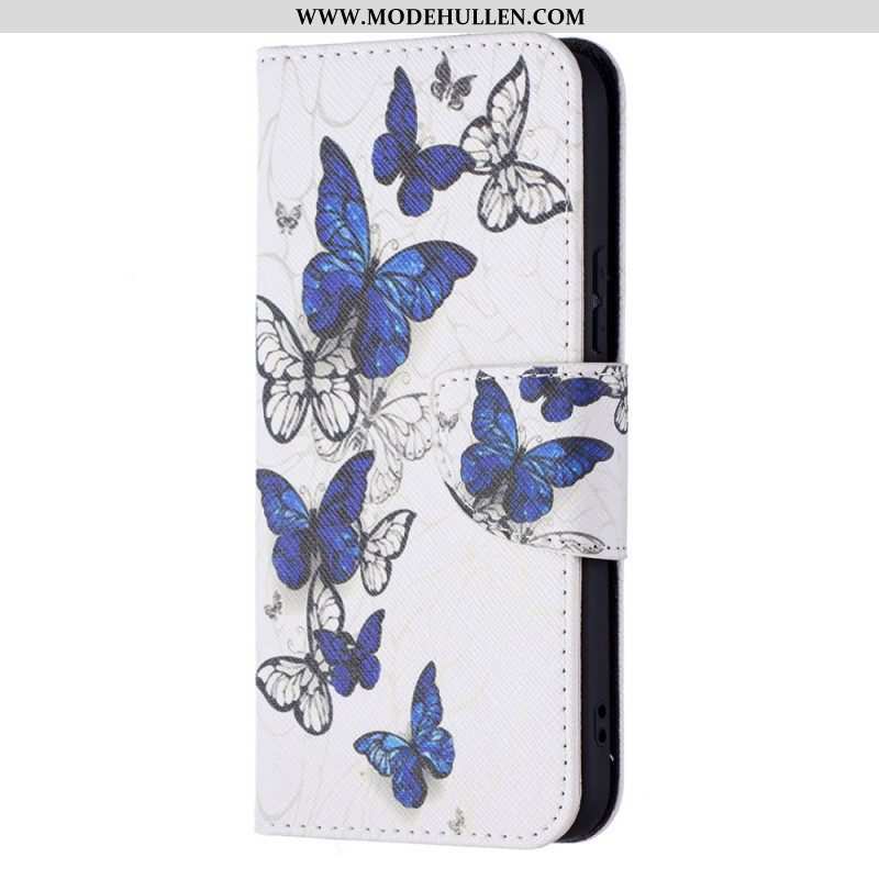 Lederhüllen Für Samsung Galaxy S22 5G Schmetterlingskönige