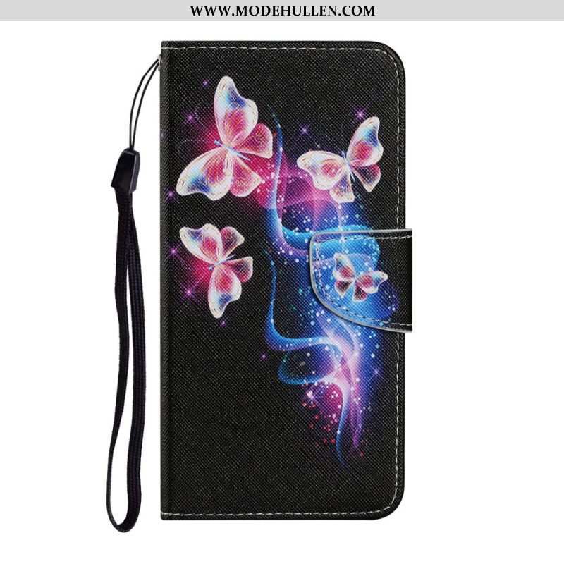 Lederhüllen Für Samsung Galaxy S22 Ultra 5G Magische Schmetterlinge