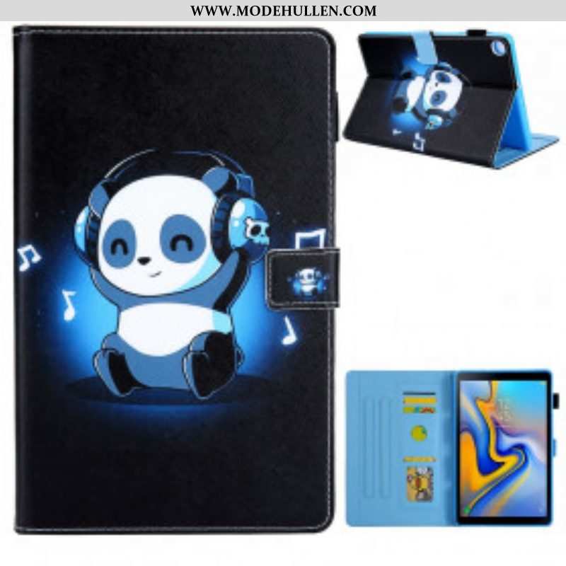Lederhüllen Für Samsung Galaxy Tab A7 (2020) Funkiger Panda