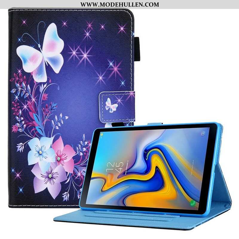 Lederhüllen Für Samsung Galaxy Tab A7 Lite Mehrere Schmetterlinge