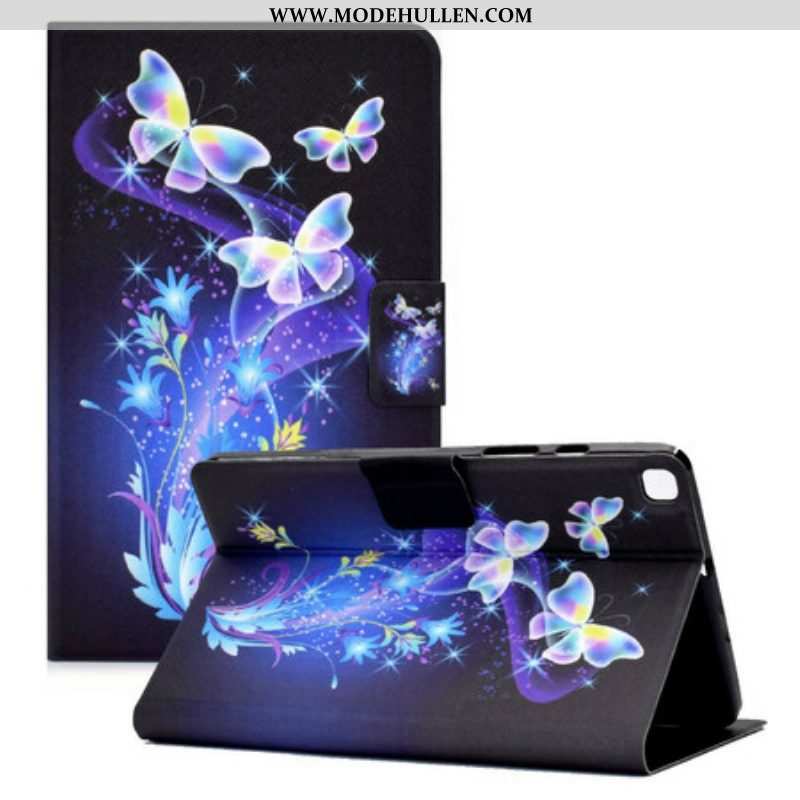 Lederhüllen Für Samsung Galaxy Tab A7 Lite Schmetterlinge Im Flug
