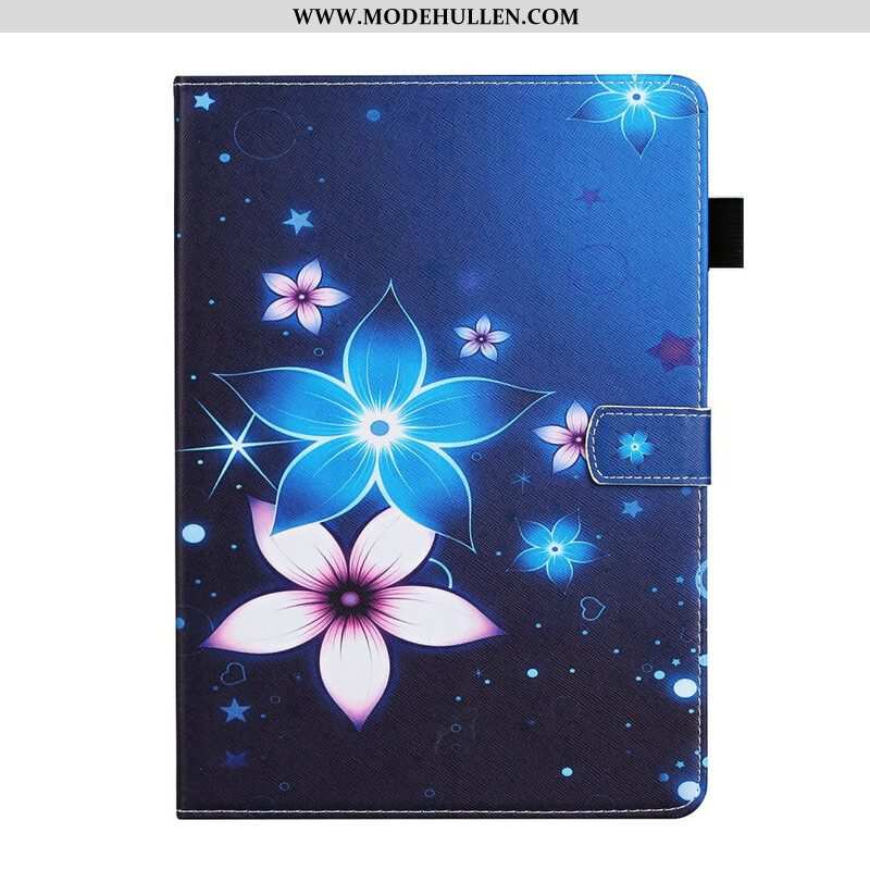 Lederhüllen Für Samsung Galaxy Tab S8 / Tab S7 Blumen-