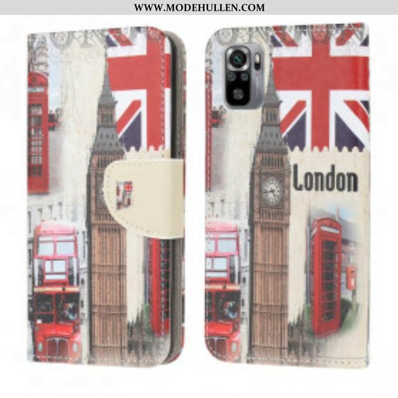 Lederhüllen Für Xiaomi Redmi Note 10 / 10S Londoner Leben