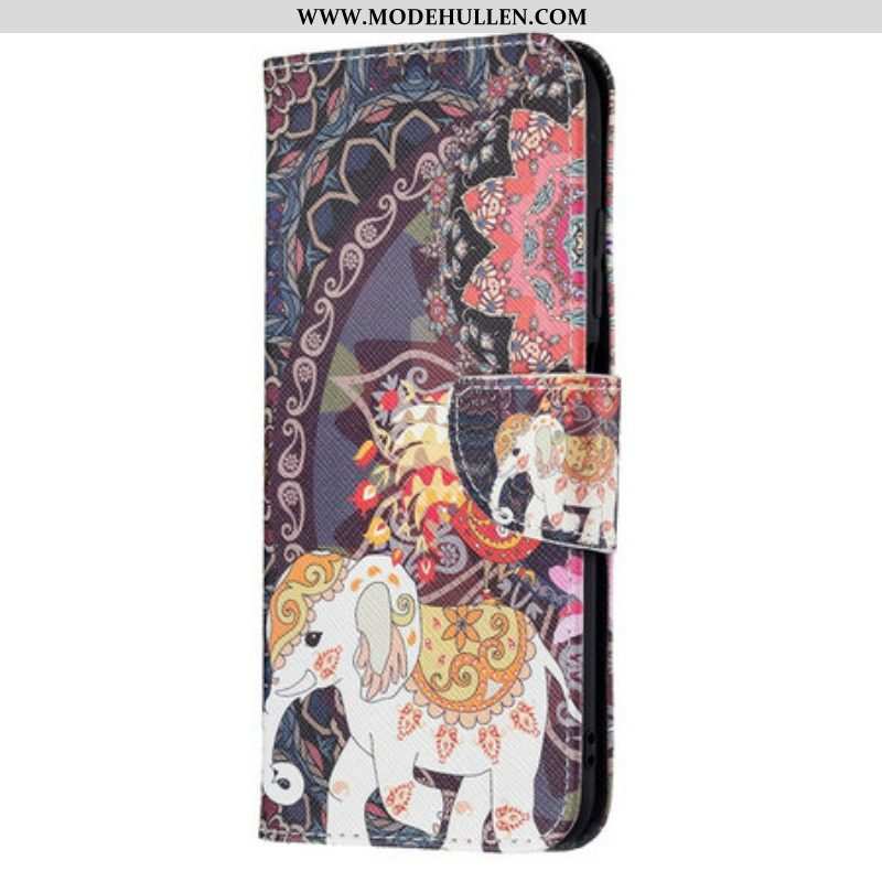 Lederhüllen Für Xiaomi Redmi Note 10 5G Indischer Elefant