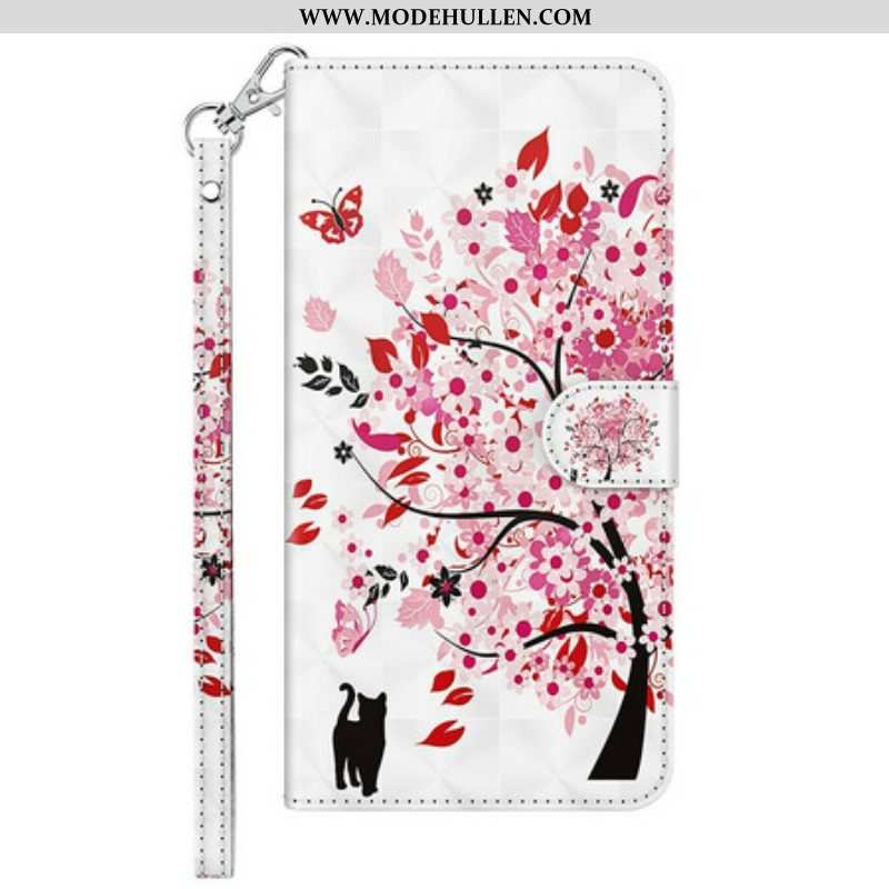 Lederhüllen Für Xiaomi Redmi Note 10 5G Rosa Baum