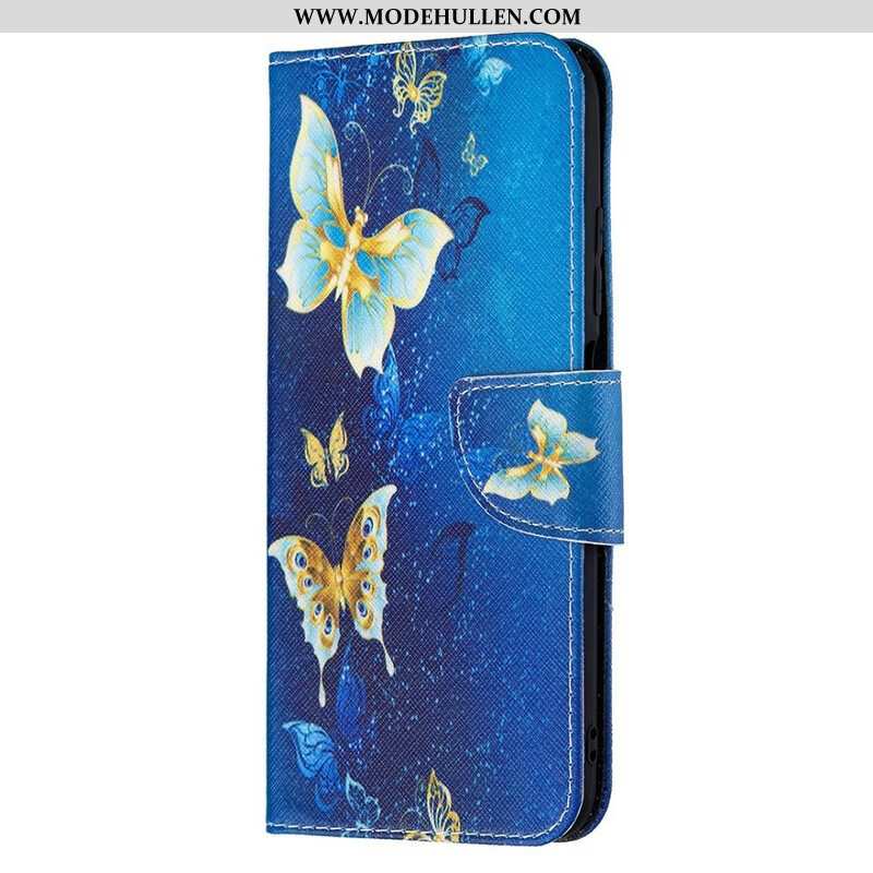 Lederhüllen Für Xiaomi Redmi Note 10 5G Unglaubliche Schmetterlinge
