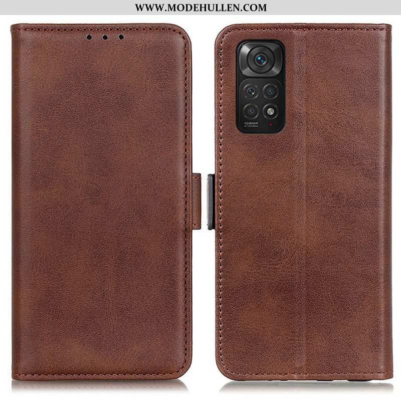 Lederhüllen Für Xiaomi Redmi Note 11 / 11S Flip Case Doppelte Klappe