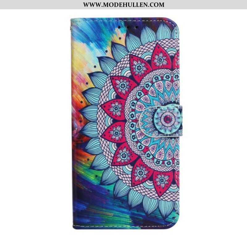 Lederhüllen Für iPhone 13 Mini Ultra Buntes Mandala