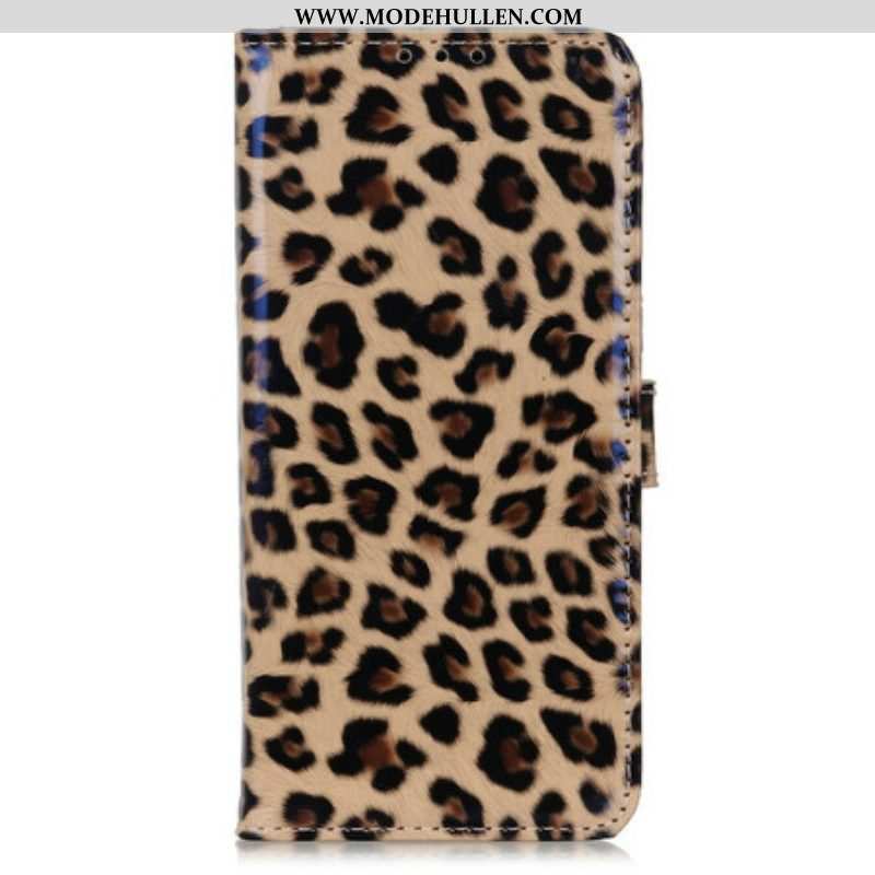 Lederhüllen Für iPhone 13 Pro Max Einfacher Leopard