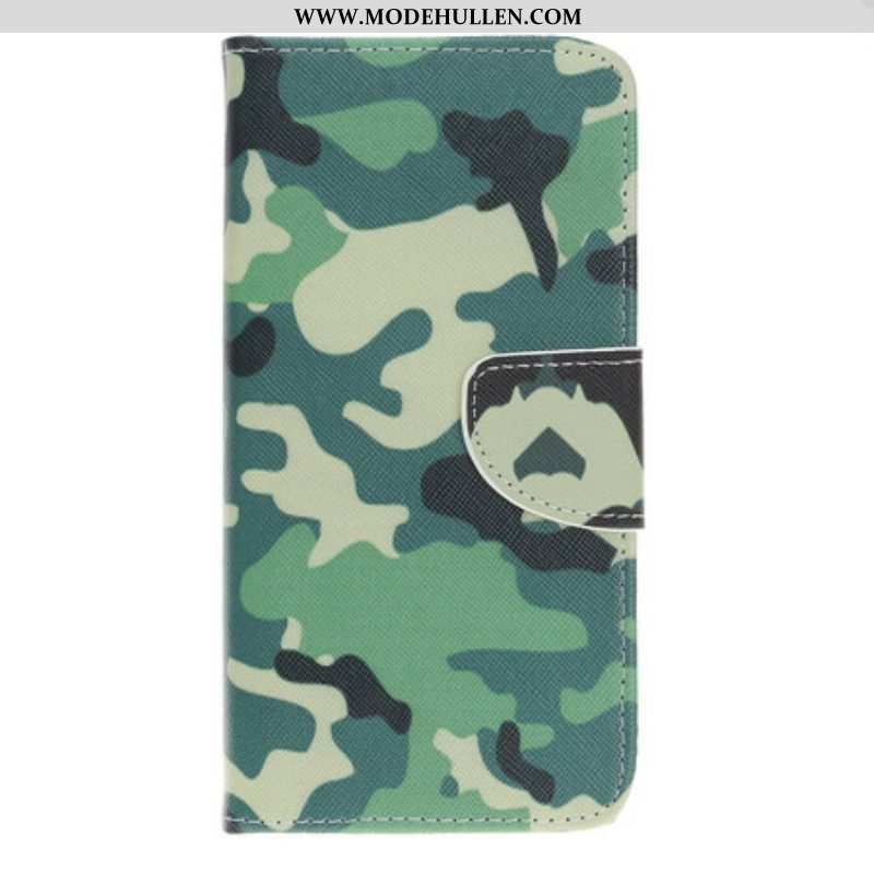 Lederhüllen Für iPhone 13 Pro Militärische Tarnung