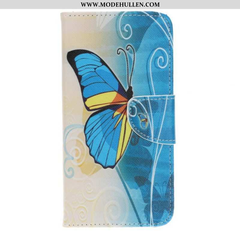 Lederhüllen Für iPhone 13 Pro Schmetterlinge