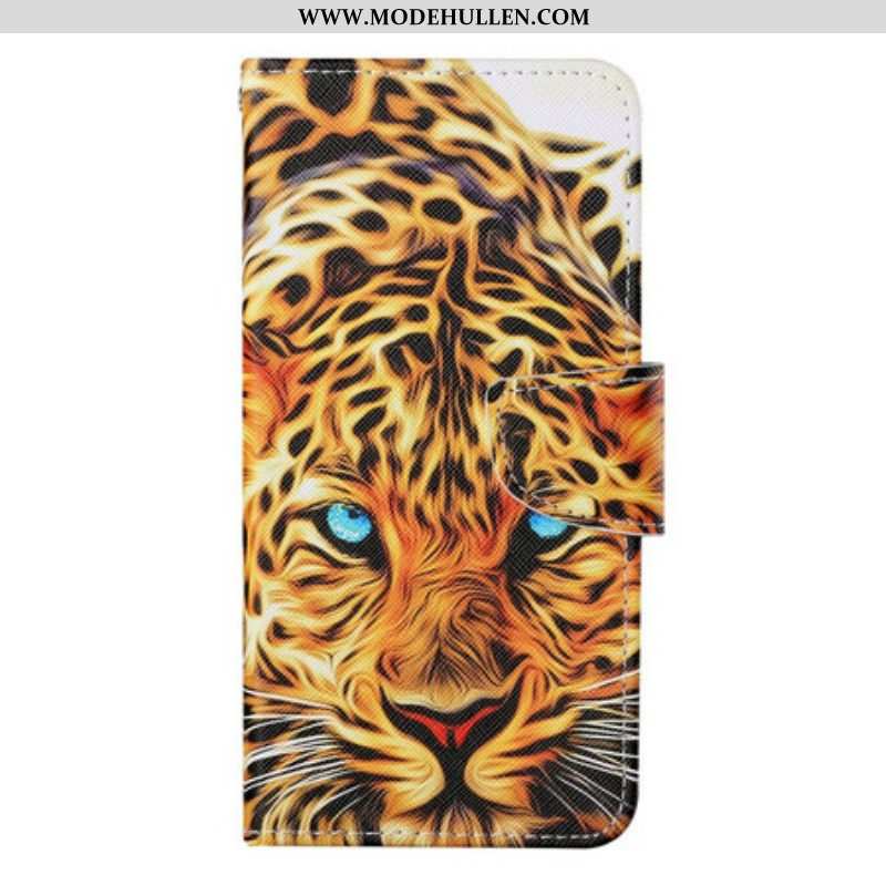 Lederhüllen Für iPhone 13 Pro Tiger Mit Schlüsselband