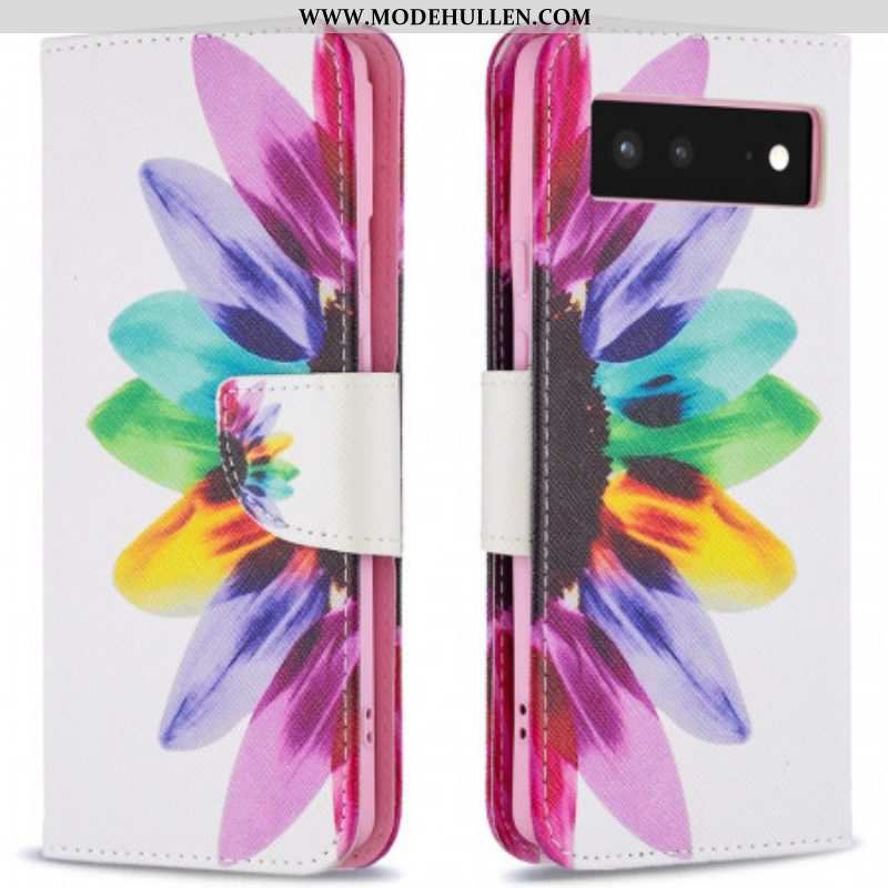 Schutzhülle Für Google Pixel 6 Flip Case Aquarellblume