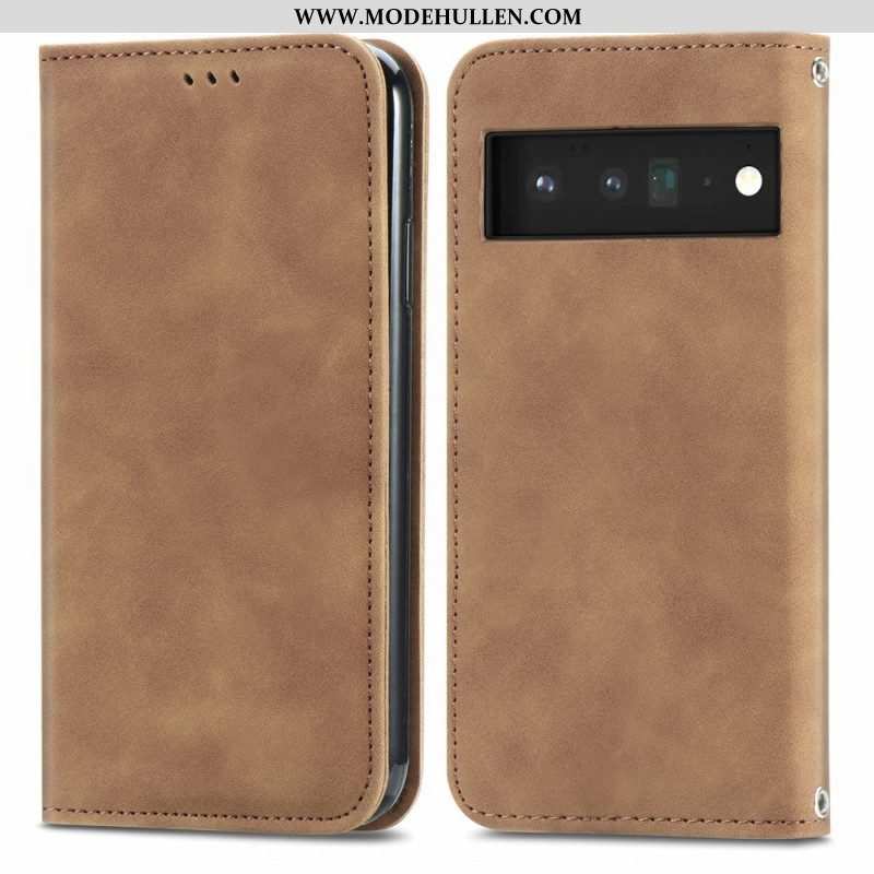 Schutzhülle Für Google Pixel 6 Flip Case Vintage-skin-touch-design