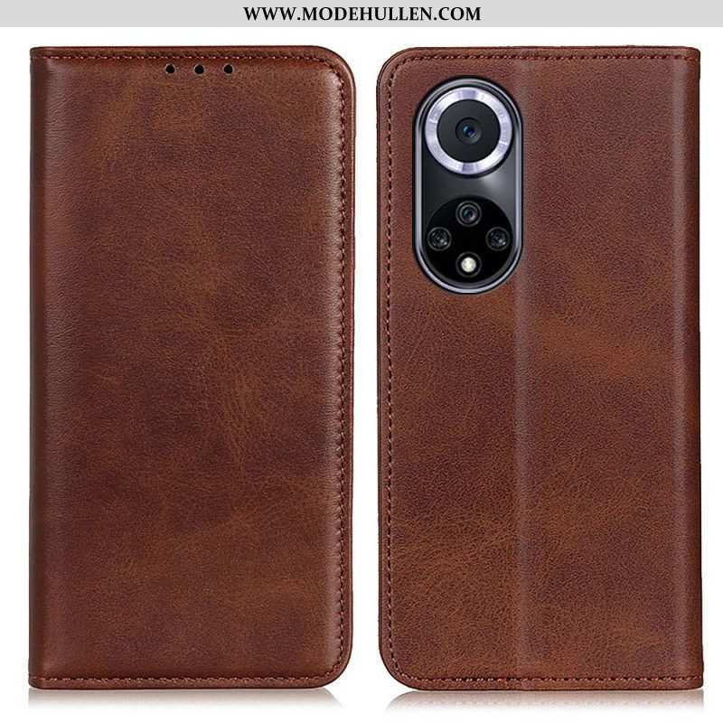 Schutzhülle Für Honor 50 Flip Case Elegantes Spaltleder