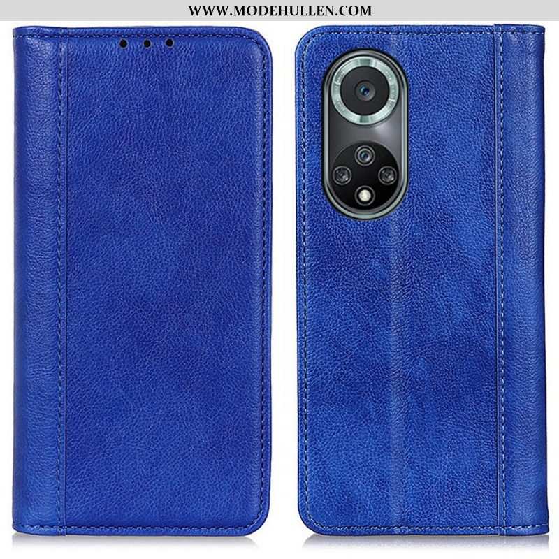 Schutzhülle Für Honor 50 Pro Flip Case Pro Elegance Split-litschi-leder