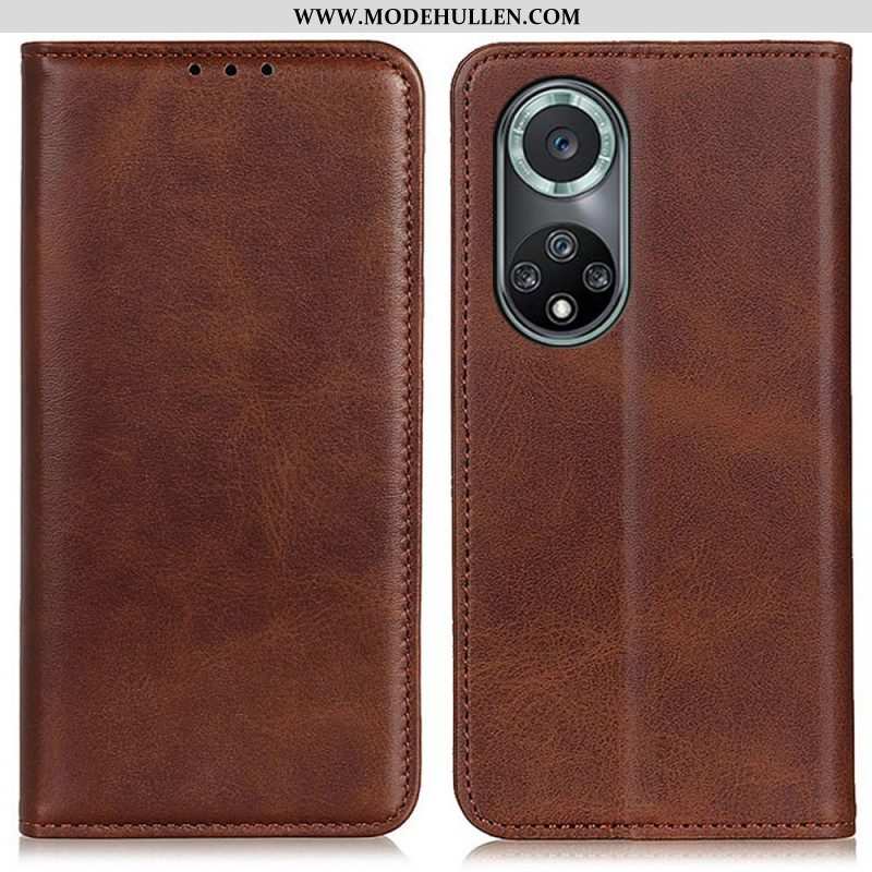 Schutzhülle Für Honor 50 Pro Flip Case Proleather Split Elegance