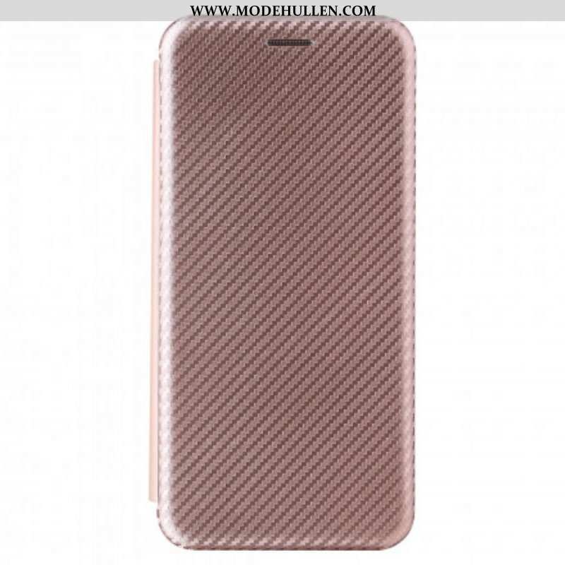 Schutzhülle Für Huawei P50 Pro Flip Case Kohlefaser