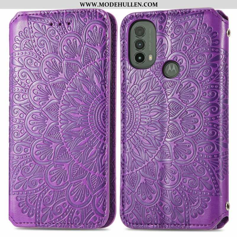 Schutzhülle Für Moto E40 / E30 / E20 Flip Case Mandala