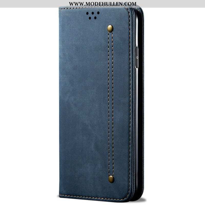 Schutzhülle Für OnePlus Nord 2T 5G Flip Case Denim-stoff