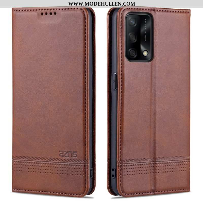 Schutzhülle Für Oppo A74 4G Flip Case Azns-kunstleder