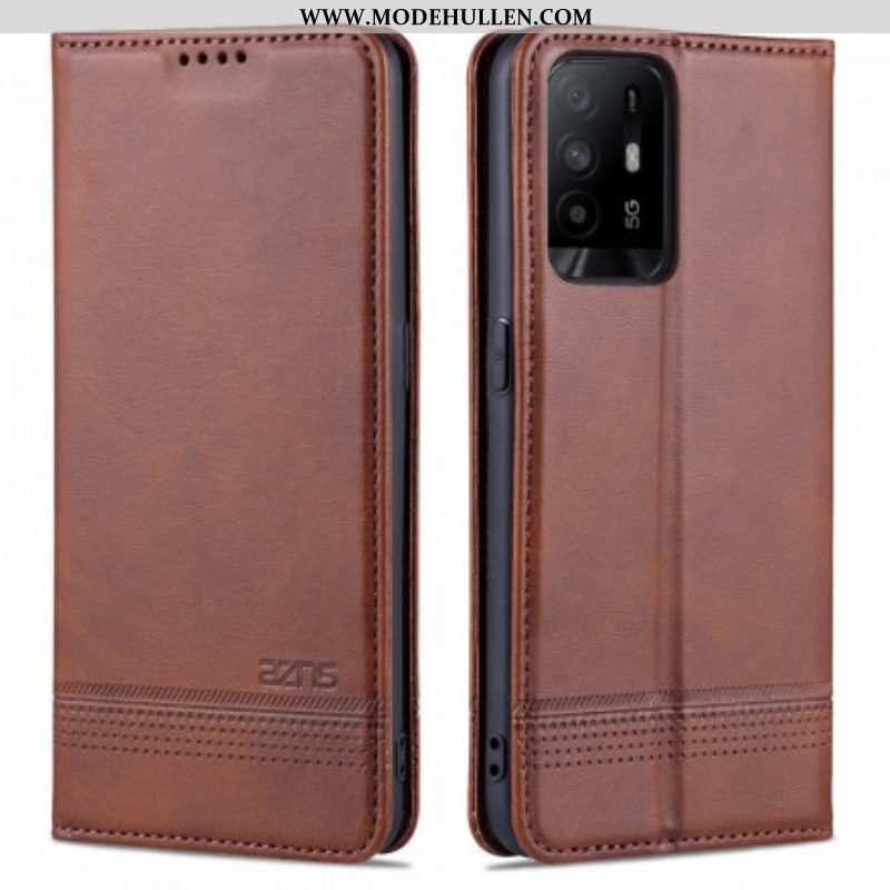 Schutzhülle Für Oppo A94 5G Flip Case Azns Leder-styling