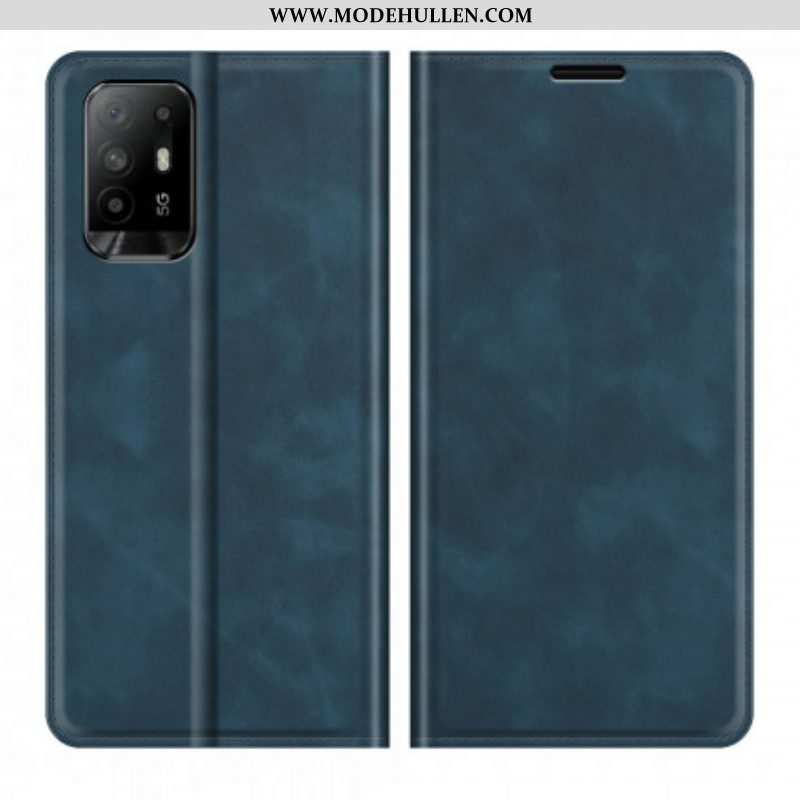 Schutzhülle Für Oppo A94 5G Flip Case Weicher Ledereffekt