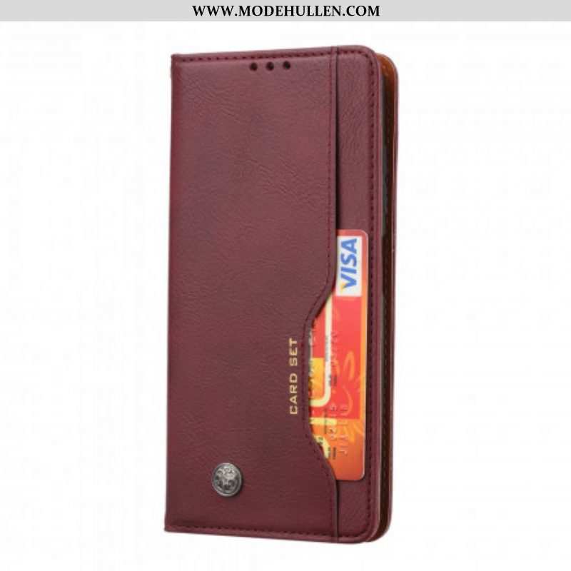 Schutzhülle Für Poco X3 / X3 Pro / X3 NFC Flip Case Kartenhalter Aus Kunstleder