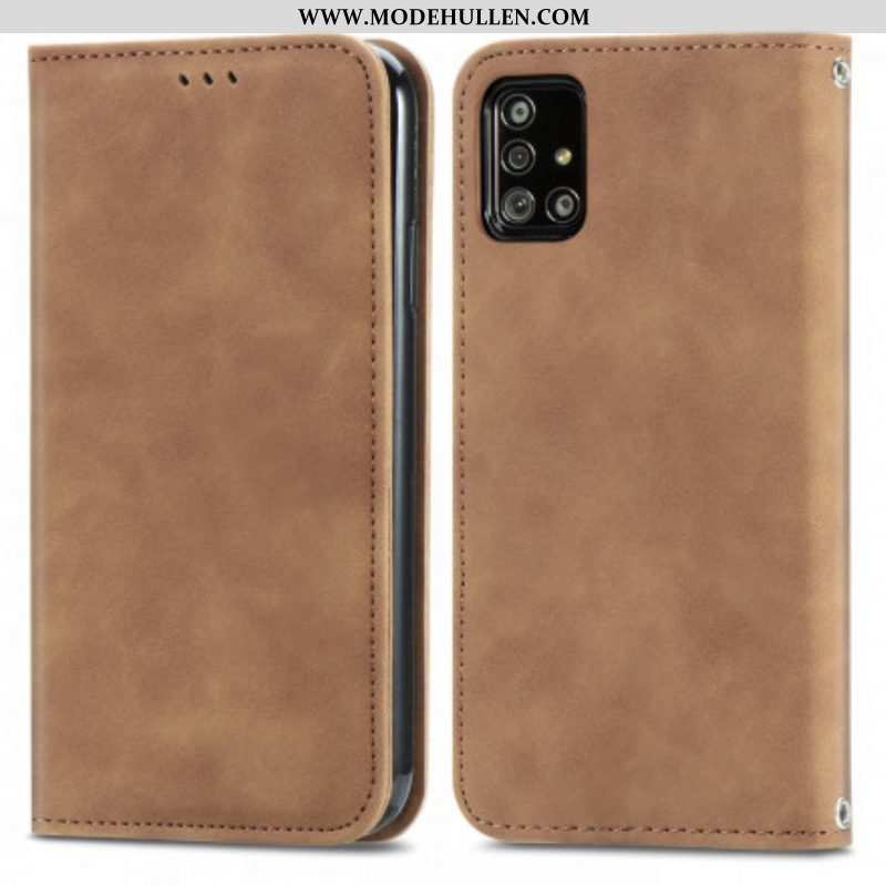 Schutzhülle Für Samsung Galaxy A51 5G Flip Case Vintage-kunstleder