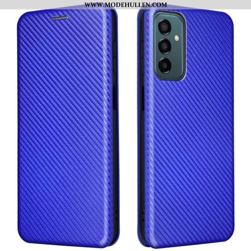 Schutzhülle Für Samsung Galaxy M23 5G Flip Case Kohlefaser