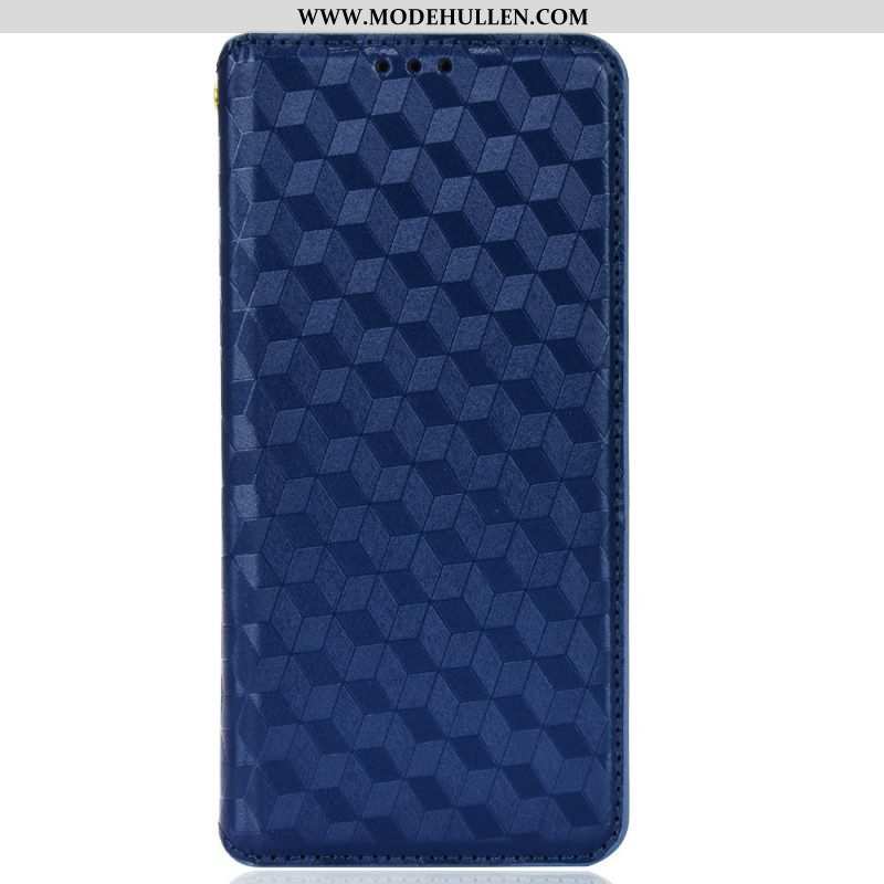Schutzhülle Für Samsung Galaxy S22 5G Flip Case Diamant-ledereffekt