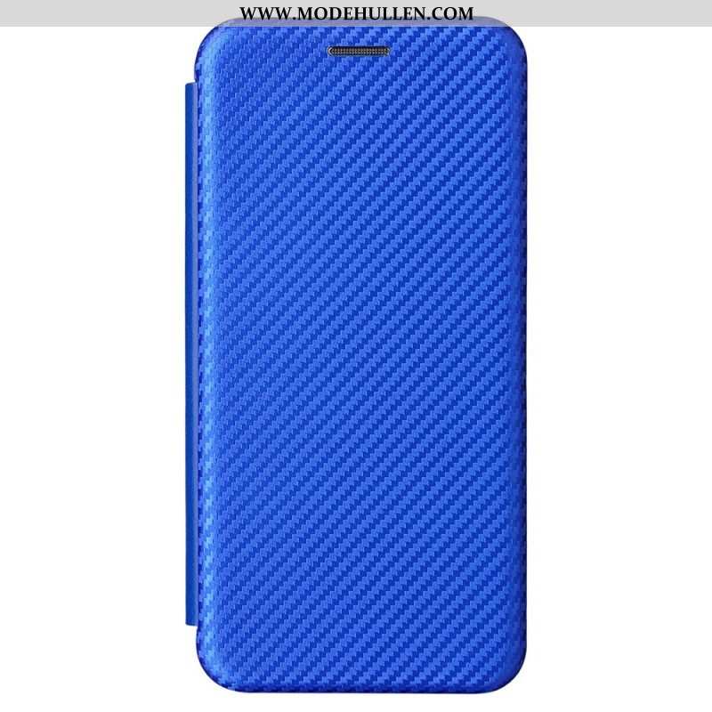 Schutzhülle Für Samsung Galaxy S22 5G Flip Case Kohlefaser