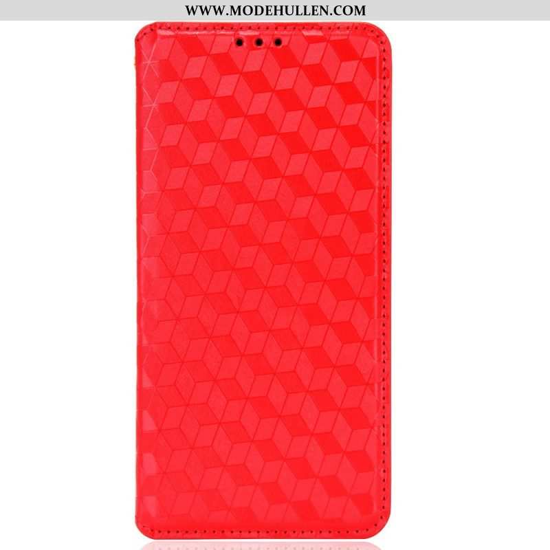 Schutzhülle Für Samsung Galaxy S22 Plus 5G Flip Case Diamant-ledereffekt