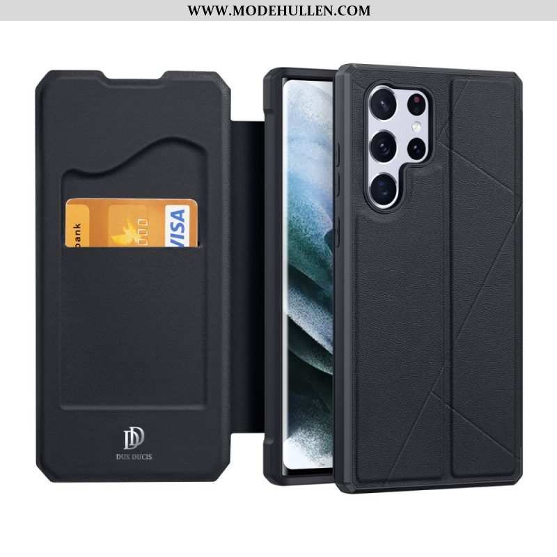 Schutzhülle Für Samsung Galaxy S22 Ultra 5G Flip Case Haut X-serie Dux Ducis