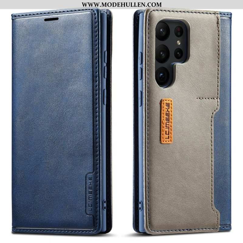 Schutzhülle Für Samsung Galaxy S23 Ultra 5G Flip Case Lc.imeeke Kartenhalter Hinten