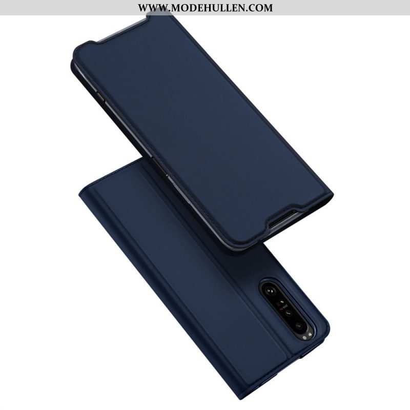 Schutzhülle Für Sony Xperia 1 IV Flip Case Skin Pro Series Dux Ducis