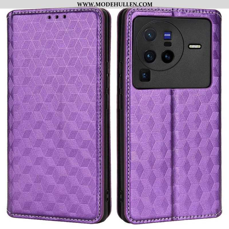 Schutzhülle Für Vivo X80 Pro Flip Case 3d-würfel