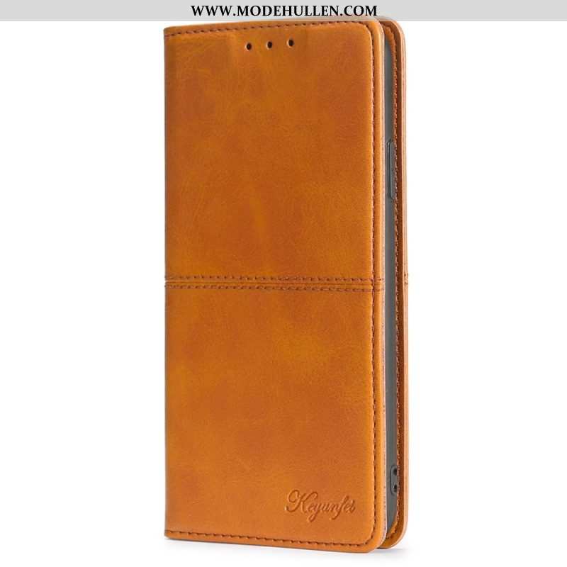 Schutzhülle Für Vivo Y35 Flip Case Retro-ledereffekt