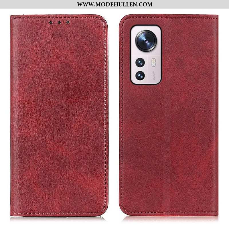 Schutzhülle Für Xiaomi 12 / 12X Flip Case Elegantes Spaltleder