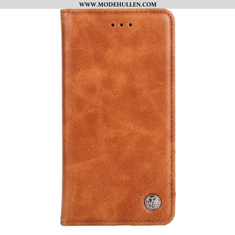 Schutzhülle Für Xiaomi 12 Pro Flip Case Stil Lederniete